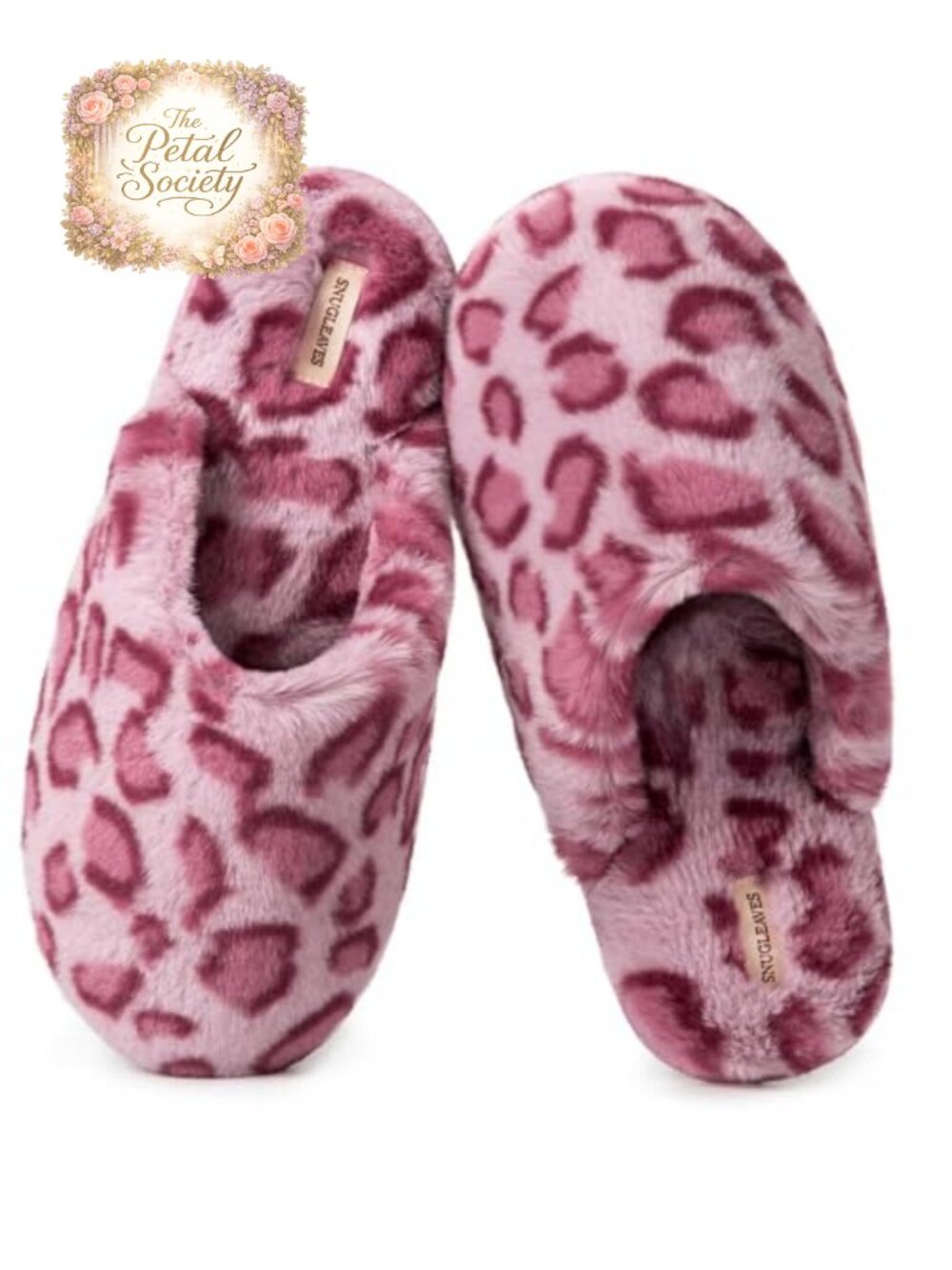 Fuzzy Scuff Slippers Memory Foam Non-Slip House Shoes